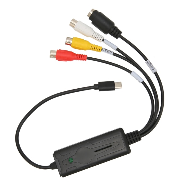 Type C Äänen ja Videon Tallennuskortti RCA - USB Muunninsovitin Vista XP:lle OS X:lle Windows 10 8.1 8 7
