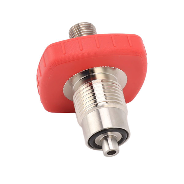 CO2 Tank Connector Rød Firkantet G5/8 til 1/4 Bspp Rustfrit Stål CO2 Tank Connector til Udskiftning