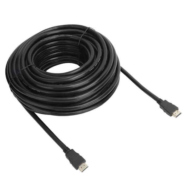 HDMI AM till AM-kabel 1.4 enkel version kopparledare järnskal svart lock 1080P10 meter