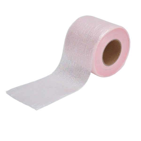 Symphony Ribbon Gradient Julband Rulle DIY Hemmagjorda Barnbåge Hårprydnad Tulle RulleLjusrosa