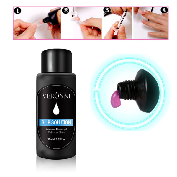 35ml Fast Drying Slip Solution Builder Nail Extension Gel Solution