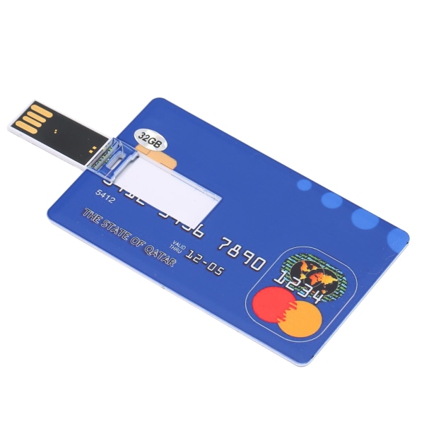 Kortformad U-disk Enkel unik USB minne för datalagring filöverföring (32GB)