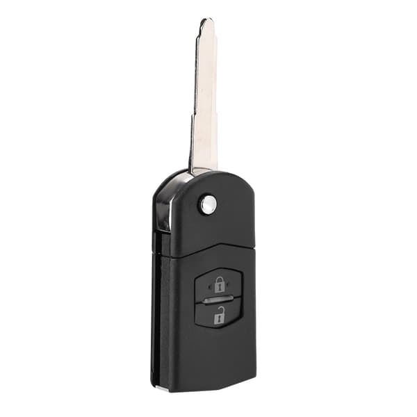 Vikbar 2-knapps fjärrnyckel Fodral Skal Passar MAZDA 2 3 5 6 RX8 MX5 2B