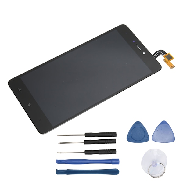 LCD-skjerm Digitizer Montering Reservedel Telefon Skjerm for Redmi Note4X Telefon Svart