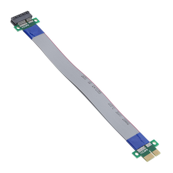 PCIE-forlængerkabel 1X Riser-kortforlænger Dobbelthastighed Han-til-hun Adapter Bånd EP051