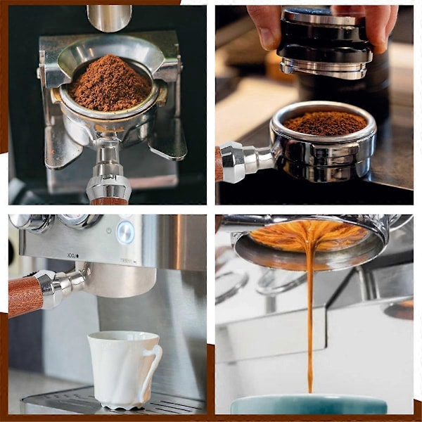 Pohjaton Portafilter 51 mm Sisältää Suodatinkorin 1/2/4 Kupille