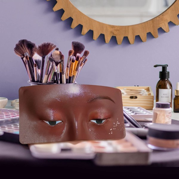 Silikone-ansigtsmakeup-øvelsestavle Realistisk og genanvendelig makeup-træning Ansigtsmaling Makeup-øvelsestavle