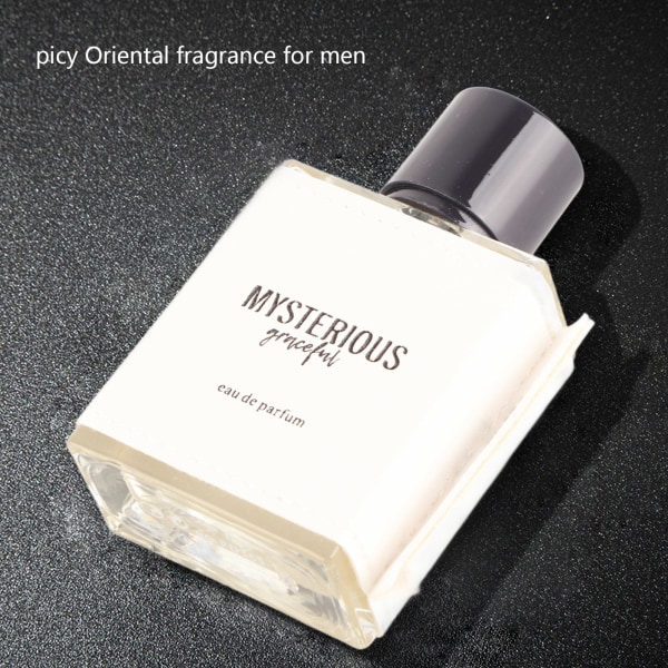 Vit män parfym aluminium munstycke spray parfym vitaliserande träig manlig parfym Födelsedagspresenter 50 ml