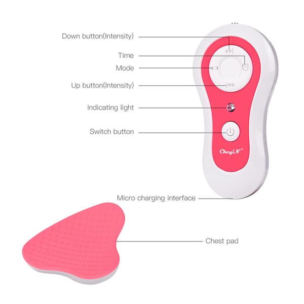 Elektrisk brystforstørrelsesmassager Brystforstørrende massager