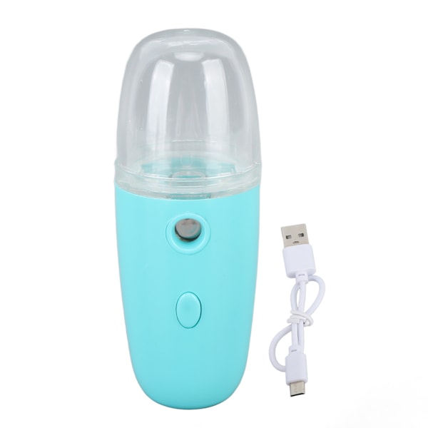 30ML Ansigtsfugtende Mists Sprayer 150mAh Bærbar Ansigtsbefugter til Vandreture Blå