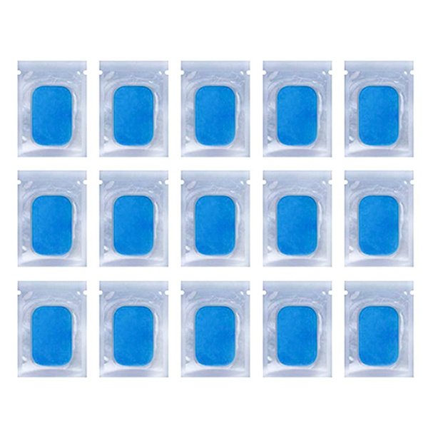 30 st EMS Gel Pads Hydrogel Gel Träning Ersättning Gel Ark för Bukmuskler Elektrostimulator