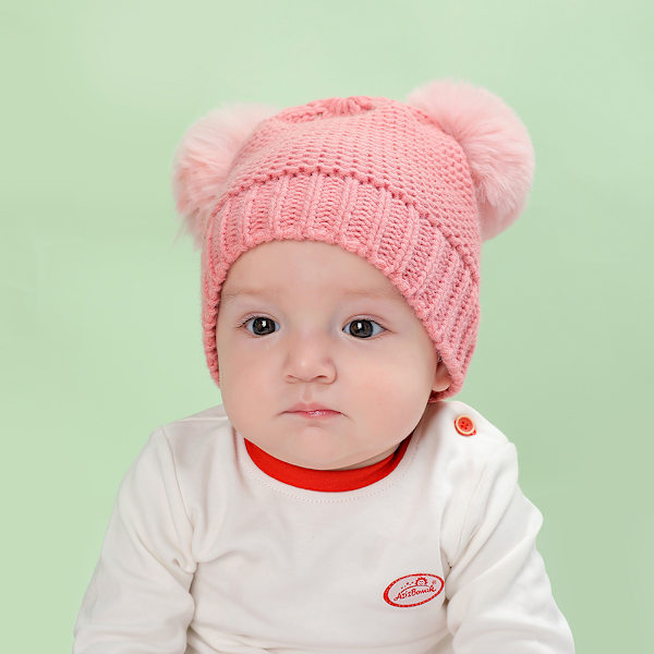 Baby Kids Scarf Hat Gloves Set för pojkar och flickor Höst Vinter Varma Stickade Mössa Halsduk Vantar Set