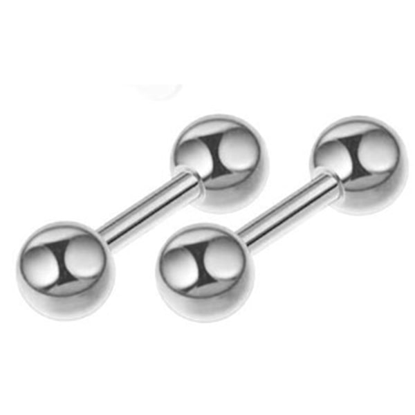 6 par örhängen set i rostfritt stål zirkon piercing smycken unisex örhängen accessoarer
