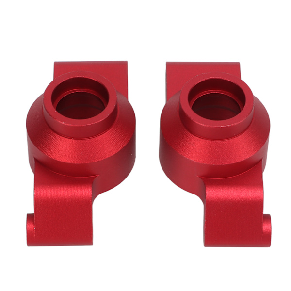 Aluminiumlegering Bakaxelhållare Metall Baknavhållare för TRAXXAS MAXX 1/10 89076 4 RC Biluppgraderingar Delar Tillbehör Röd