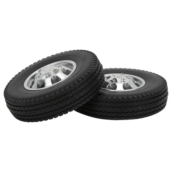 2 stk. sorte 7-hullers hjulnav fordæk RC biltilbehør til Tamiya 1/14 traktorlastbil