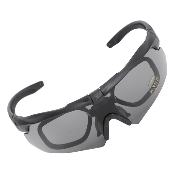 Schießbrille Klare Linse UV-Schutz Gesichtstechnik Design Langlebige Militärische Sonnenbrille für Schießen im Freien