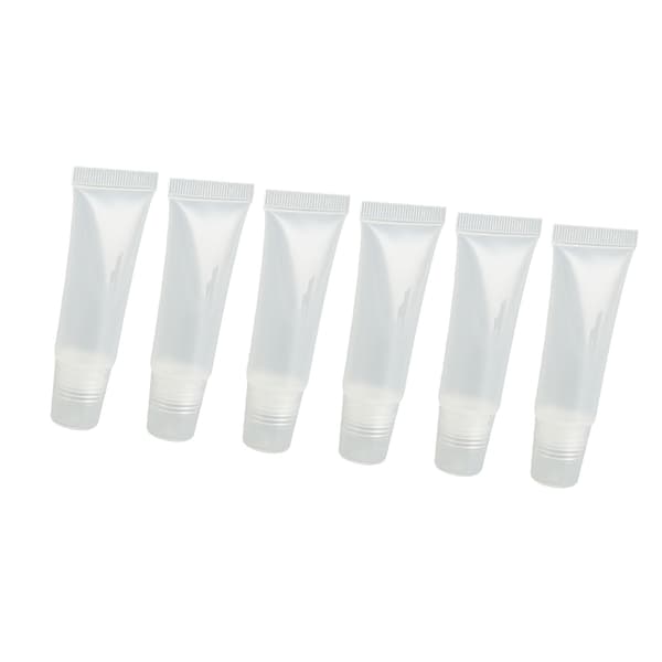 20 st 10 ml läppglansrör Professionella påfyllningsbara tomma läppbalsambehållare för kosmetika DIY