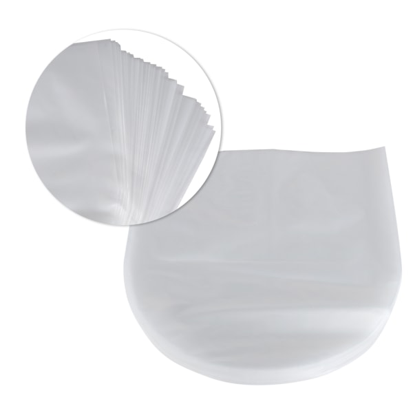 Antistatisk vinylpladebeskyttende taske - 50 stk, 12 tommer - Anti-ridse- og slidbestandig