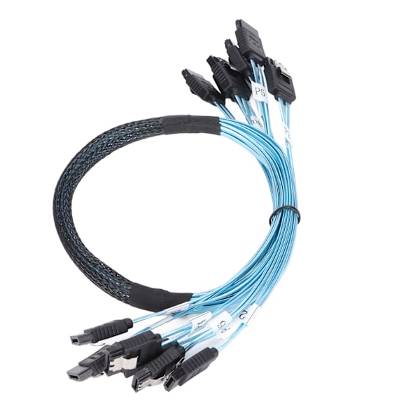 SATA-kablar 7 stift Snabb hastighet 6 Gbps Mini Använd enkelt 6 trådar Hög hastighet SATA-kabelset för dator