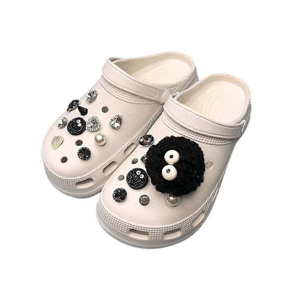 Skoblomsdekoration Kristall Diamant för Crocs - DIY Löstagbara Tillbehör B