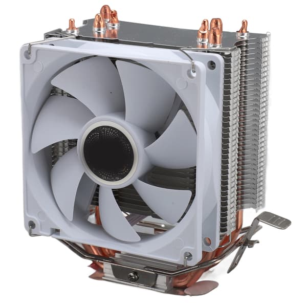 9CM CPU-køler 4 varmerør 3-leder støjsvag enkelt blæser computer CPU-køleblæsere med beslag universel til Intel til AMD