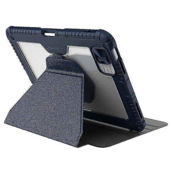 NILLKIN Bumper Læder Cover Pro til iPad 10.9 (2022) - Aftageligt PU Læder Tablet Cover Blå