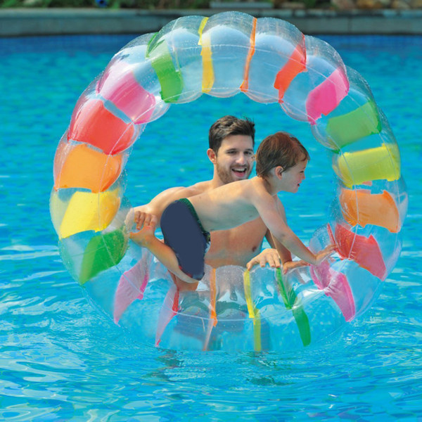 Sommer Oppblåsbar Vann Hjul Simming Basseng Vann Hjul Hamster Hjul Vann Leke Vann Roller Float