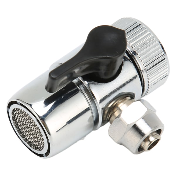 3stk G3/8 Insink Kran Avledningsventil Treveis Universal Enkel installasjon Slange Avledningskran Adapter for akvarier
