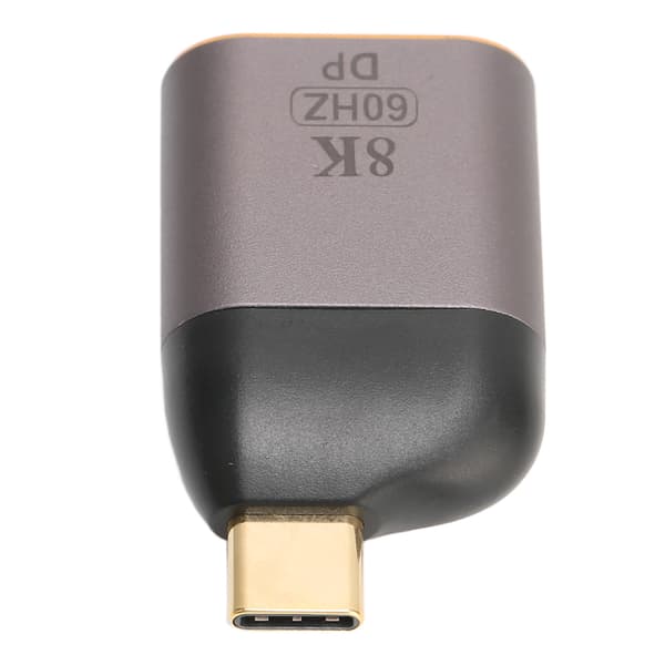 USB C til DisplayPort-adapter 8K 60Hz 8,1 Gbps HBR3 DisplayPort-konverter til OS Tablet Pro til Dell XPS