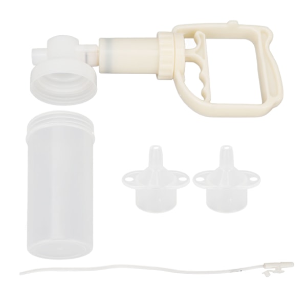 Handhållen manuell sugpump bärbar transparent vakuumhandhjälpsugpump för andningsproblem