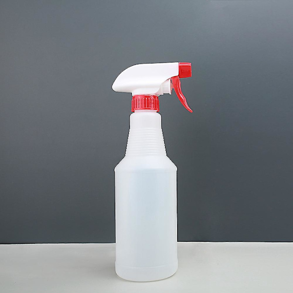 Täytettävät Suihkepullot (4 kpl, 500 ml) - Ihanteellinen puhdistusaineille, hiuslakalle, kasvien kasteluun - Erinomaiset joustavat suuttimet - Suihke, sumu