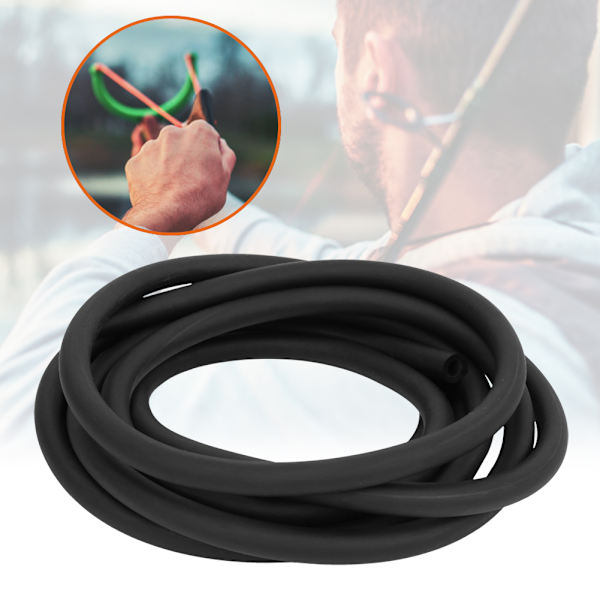 1 / 3 / 5M naturligt mjukt latex slangband Rörband för jaktskytte (5m)