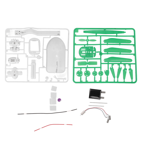 Solcelledrevne robotleker 6 i 1 pedagogisk montering mini viftebilmodell leketøy for eksperiment