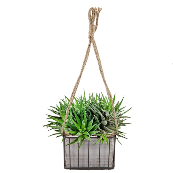 Hjemmehave Væg Opbevaring Plantekasse Ophæng Dekor Blomsterplante Hængekurv Urtepotte