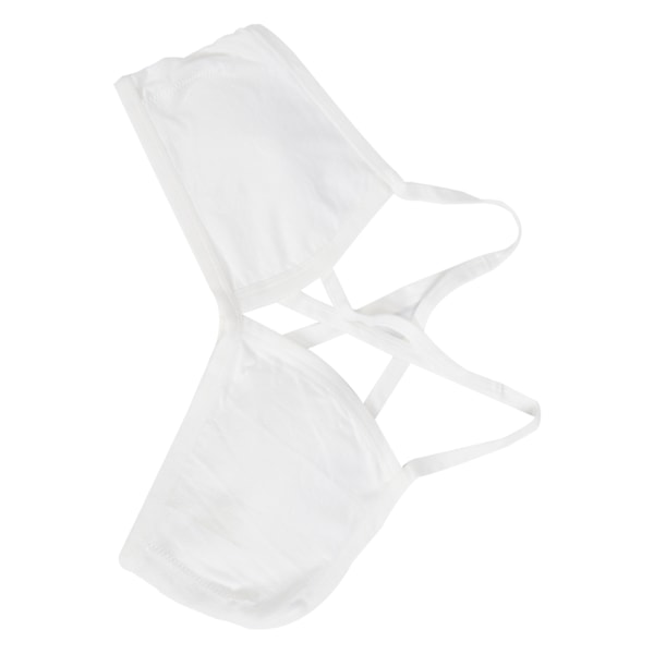 Bikini-rintaliivit, langaton, mukava, matala selkä, urheilurintaliivit, ohut äitiysrintaliivit, valkoinen, L