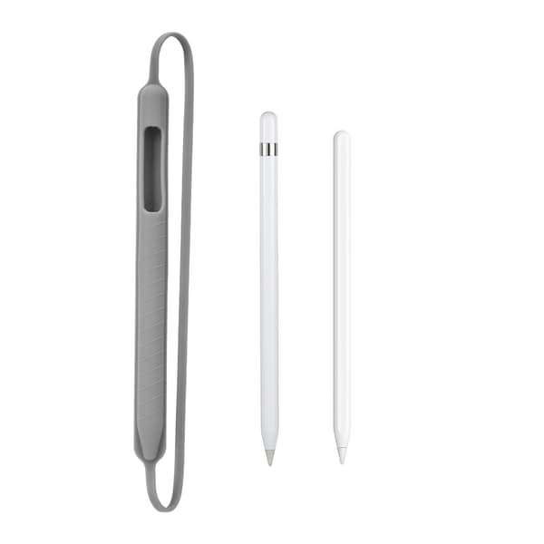 Silikone Penneholder til Apple Pencil 1. og 2. Generation Beskyttelsesetui Grå