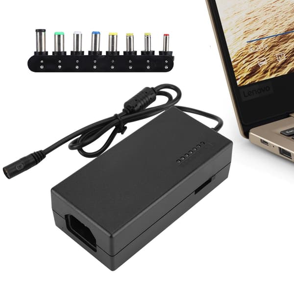 12-24V Justerbar Spänning 96W 7-stegs Strömbrytaradapter 100-240V EU