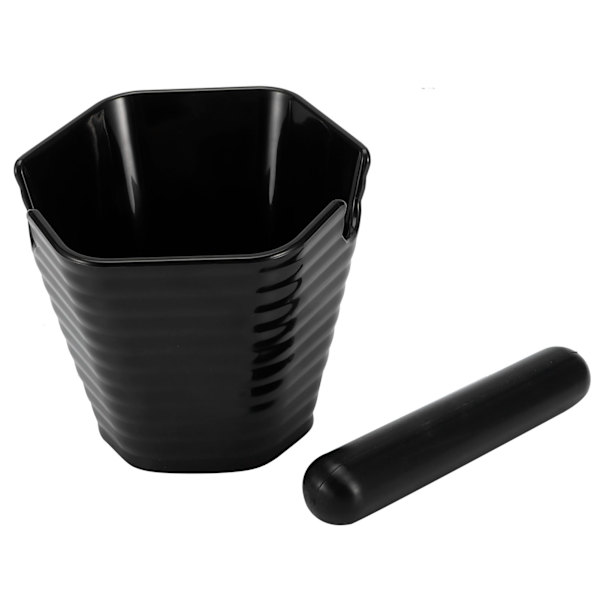 Hexagonal stil kaffeknacklåda Halkfri kaffesumpshink med knockbar Hushållssvart