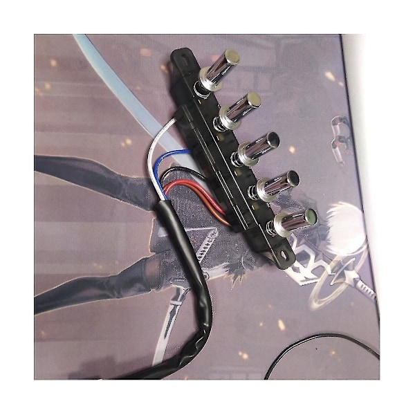 Köksfläkt 5 Knapp Switch Knapp Universal Tillbehör Switch Kontrollpanel Controller-LN