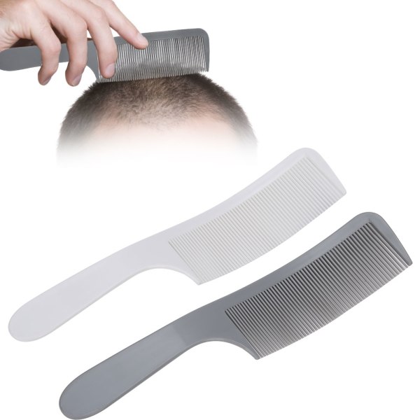Buet Barber Clipper Kam Salon Barber Hair Cutting Styling Flat Top Kam til mænd