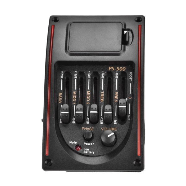 Digital 5-bånds equalizer pickup for akustisk gitar