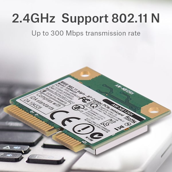 2.4G Bluetooth WIFI 2 in 1 langaton kortti Mini PCI-E -korttipaikkaan DELl Asus Toshiba/ BenQ