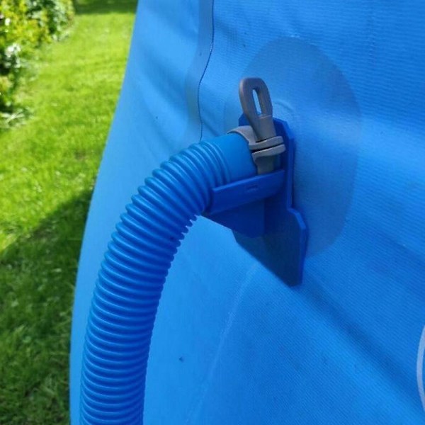 Uima-altaan putkenpidikkeet - 2 kpl setti | Maanpäällinen uima-allasvarusteet (harmaa)