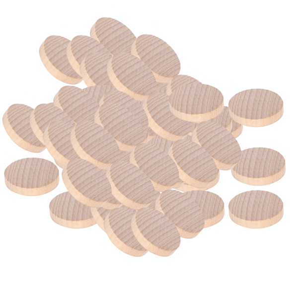 100 st tomma träskivor i trä hantverk DIY dekoration tillverkare handgjorda tillbehör (3 cm)