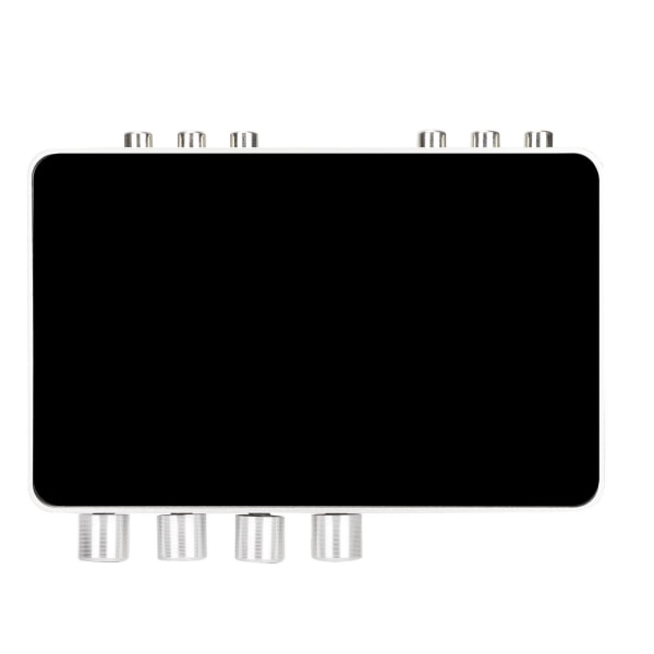 HD Multimedia Interface Mixer 4K 1080P DC 12V Justerbar lydmikrofonforsterker for Android TV-bokser og DVD-spillere EU-plugg