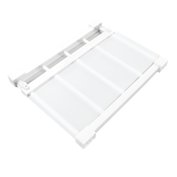 Spenningsstang Hylle 14,2 Tommers Bredde Spikerfri Utvidbar Oppbevaringshylle for Skap Garderobe 38 til 55 cm / 15 til 21,7 tommer