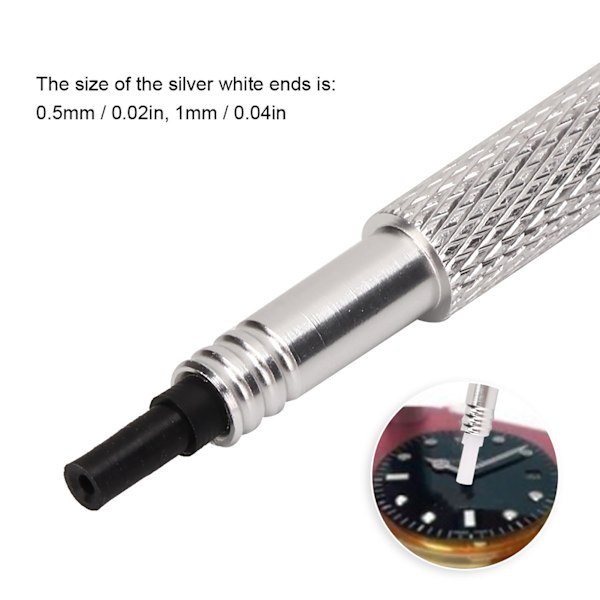 Double Head Watch Hand Pressers B054 Watch Hand Setting Repair ToolSilver