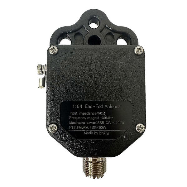 1:64 Balun för 4-bands 8-bands ändmatad antenn