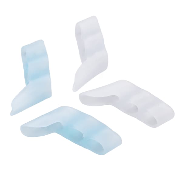 8 par/eske Lilletåseparator Hallux Valgus Tåkorrigerer Overlappende Tåseparator