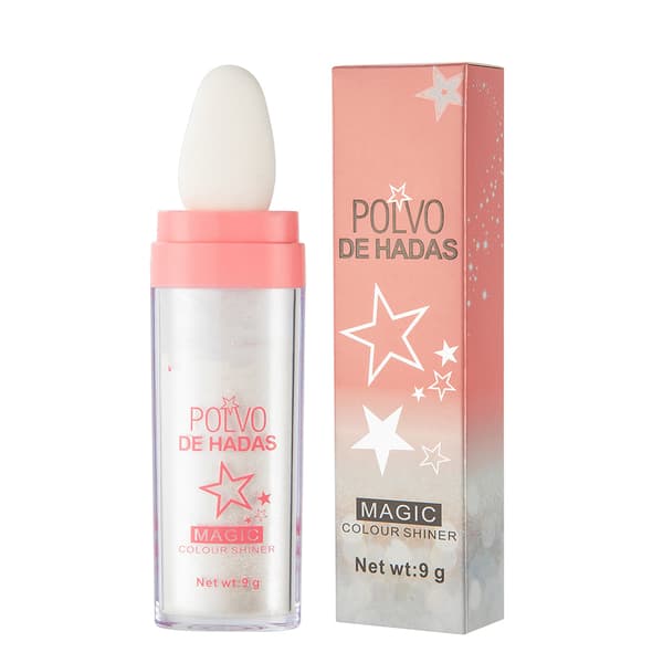 Highlighterpuder Glitter Högglans Sparkle Powder Makeup Kosmetika Highlight för Ansikte Kropp